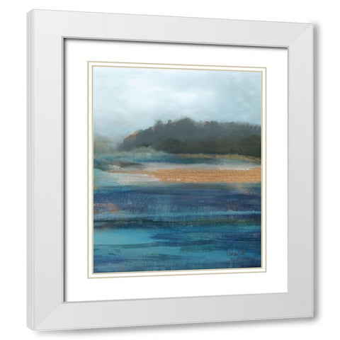 Cold Spring - Detail White Modern Wood Framed Art Print with Double Matting by Jill, Susan