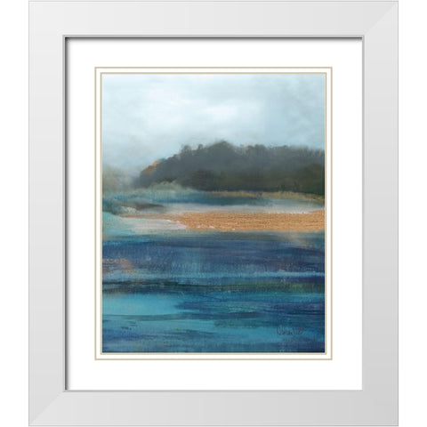 Cold Spring - Detail White Modern Wood Framed Art Print with Double Matting by Jill, Susan
