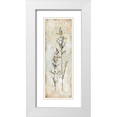 Delicate Nature I White Modern Wood Framed Art Print with Double Matting by Robinson, Carol