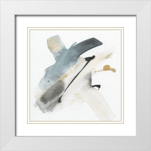 Sand and Sky III White Modern Wood Framed Art Print with Double Matting by Jill, Susan