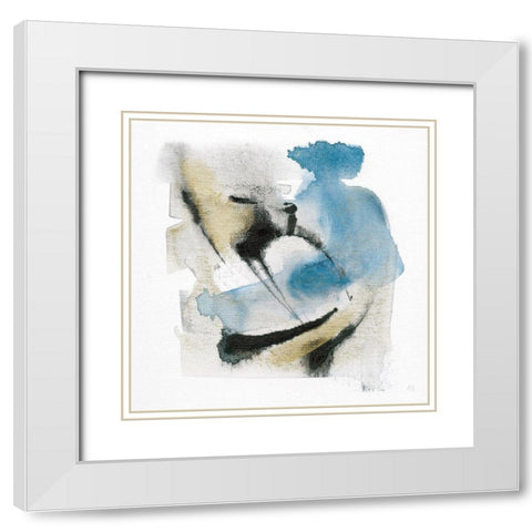 Artesian Spring I White Modern Wood Framed Art Print with Double Matting by Jill, Susan