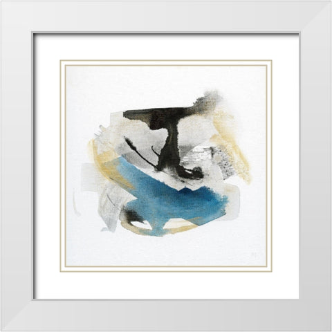 Artesian Spring III White Modern Wood Framed Art Print with Double Matting by Jill, Susan