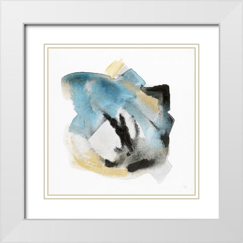 Artesian Spring IV White Modern Wood Framed Art Print with Double Matting by Jill, Susan