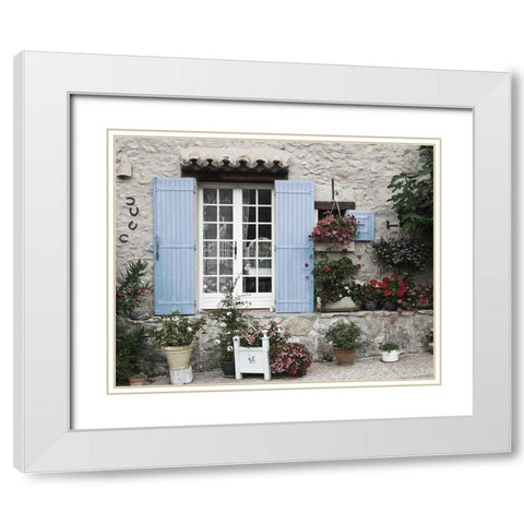 Saint Leger du White Modern Wood Framed Art Print with Double Matting by Delimont, Danita