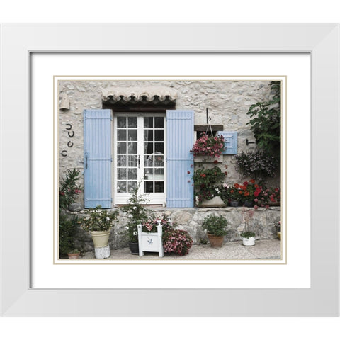 Saint Leger du White Modern Wood Framed Art Print with Double Matting by Delimont, Danita