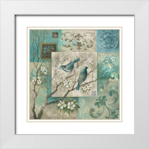 Arboretum Spring Song III White Modern Wood Framed Art Print with Double Matting by Vollherbst-Lane, Elaine