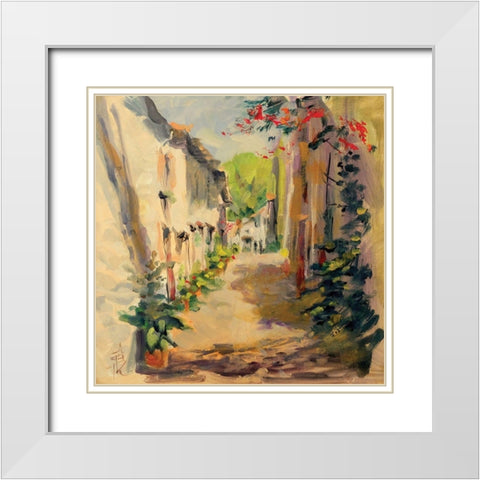 France III White Modern Wood Framed Art Print with Double Matting by Farrall Doyle, Anne