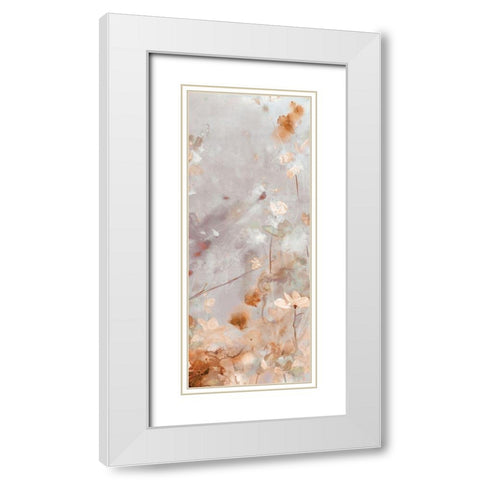 Evening Glow II White Modern Wood Framed Art Print with Double Matting by Robinson, Carol