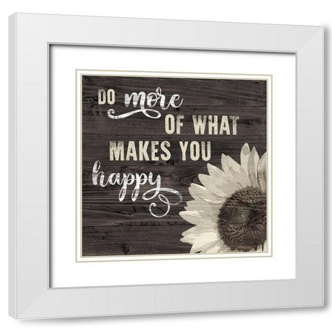 What Makes White Modern Wood Framed Art Print with Double Matting by Carpentieri, Natalie