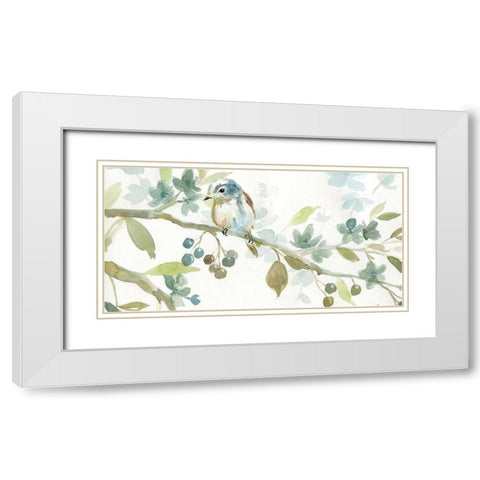 Beginning of White Modern Wood Framed Art Print with Double Matting by Robinson, Carol