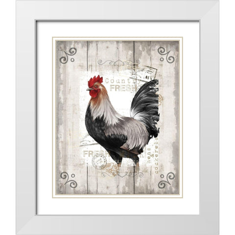 Country Fresh White Modern Wood Framed Art Print with Double Matting by Knutsen, Conrad