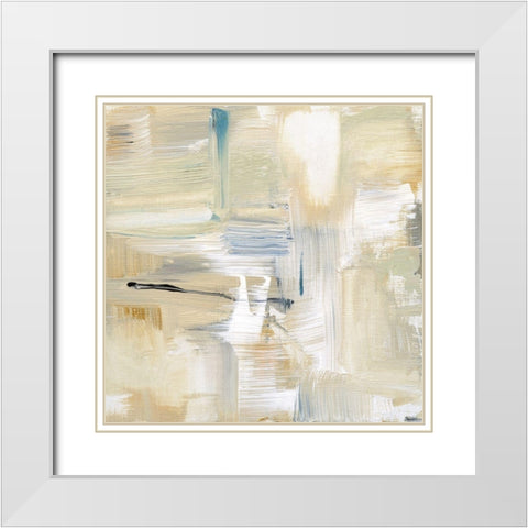 Mountain Trail I White Modern Wood Framed Art Print with Double Matting by Jill, Susan