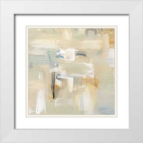 Mountain Trail II White Modern Wood Framed Art Print with Double Matting by Jill, Susan