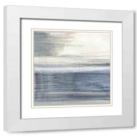 Weathered II White Modern Wood Framed Art Print with Double Matting by Jill, Susan