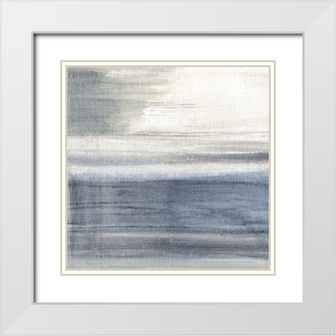 Weathered II White Modern Wood Framed Art Print with Double Matting by Jill, Susan