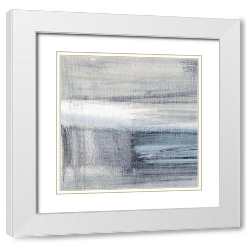 Weathered III White Modern Wood Framed Art Print with Double Matting by Jill, Susan