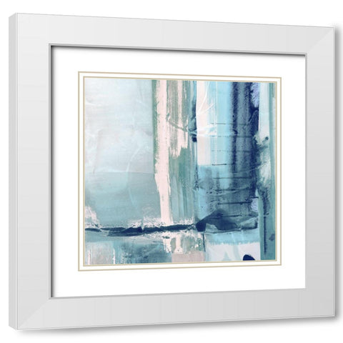 Miss The Sea I White Modern Wood Framed Art Print with Double Matting by Jill, Susan