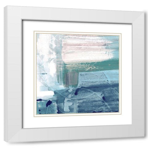 Miss The Sea IV White Modern Wood Framed Art Print with Double Matting by Jill, Susan