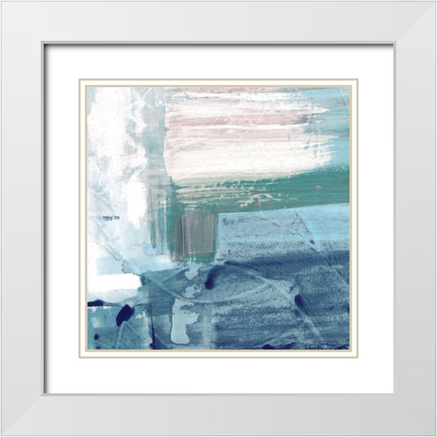 Miss The Sea IV White Modern Wood Framed Art Print with Double Matting by Jill, Susan