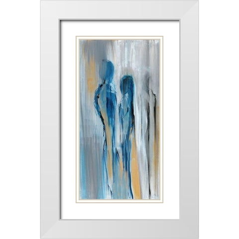 Just A Memory I White Modern Wood Framed Art Print with Double Matting by Jill, Susan