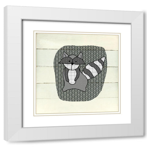 Woodland White Modern Wood Framed Art Print with Double Matting by Robinson, Carol