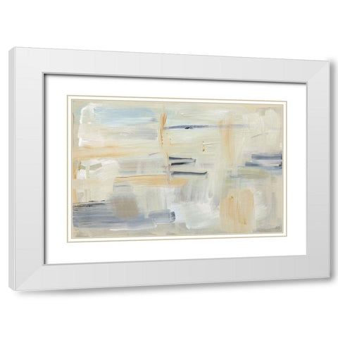 Mountain Air II White Modern Wood Framed Art Print with Double Matting by Jill, Susan