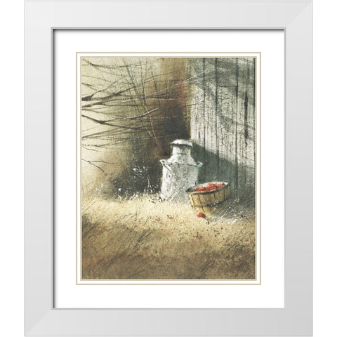 The Old White Modern Wood Framed Art Print with Double Matting by Bjorkland, George