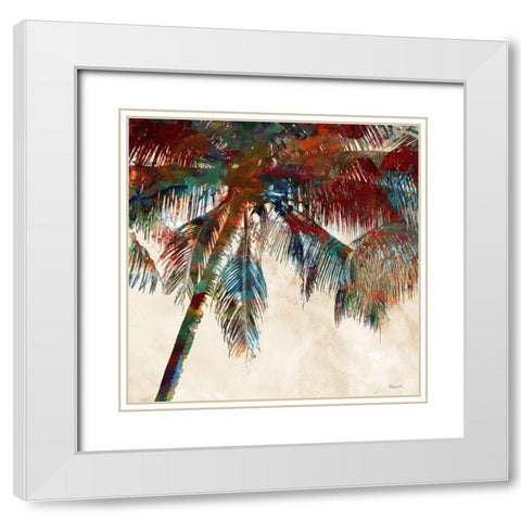 Tropical Punch I White Modern Wood Framed Art Print with Double Matting by Craven, Katrina