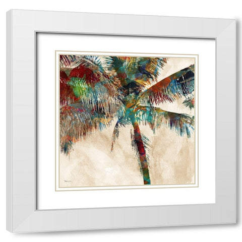 Tropical Punch III White Modern Wood Framed Art Print with Double Matting by Craven, Katrina