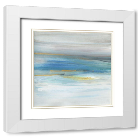 Milan II White Modern Wood Framed Art Print with Double Matting by Jill, Susan