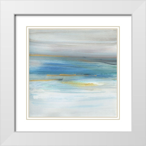 Milan II White Modern Wood Framed Art Print with Double Matting by Jill, Susan