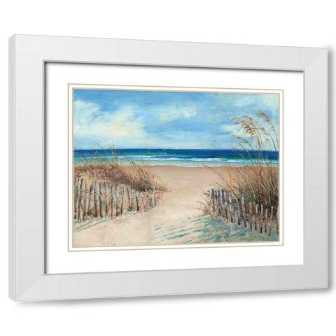 Favorite Spot White Modern Wood Framed Art Print with Double Matting by Swatland, Sally