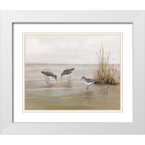 Early Risers II White Modern Wood Framed Art Print with Double Matting by Swatland, Sally