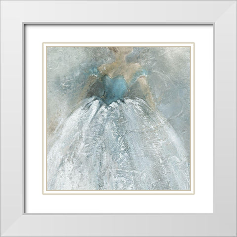 The Gown White Modern Wood Framed Art Print with Double Matting by Robinson, Carol