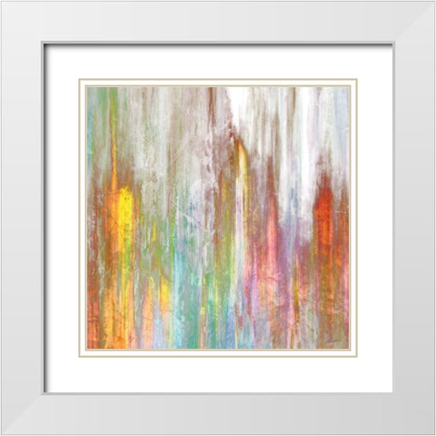 Mislead II White Modern Wood Framed Art Print with Double Matting by Butler, John