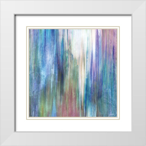 Mistify II White Modern Wood Framed Art Print with Double Matting by Butler, John
