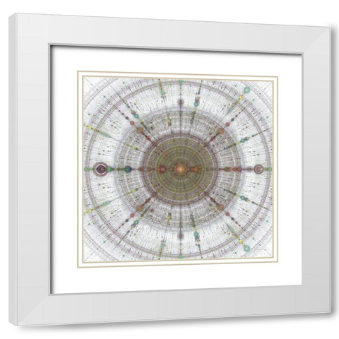 Origin White Modern Wood Framed Art Print with Double Matting by Burghardt, James