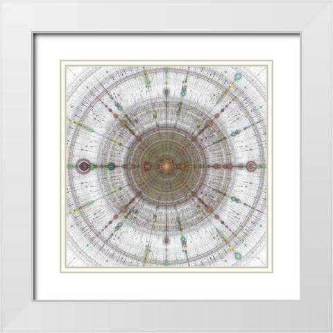 Origin White Modern Wood Framed Art Print with Double Matting by Burghardt, James