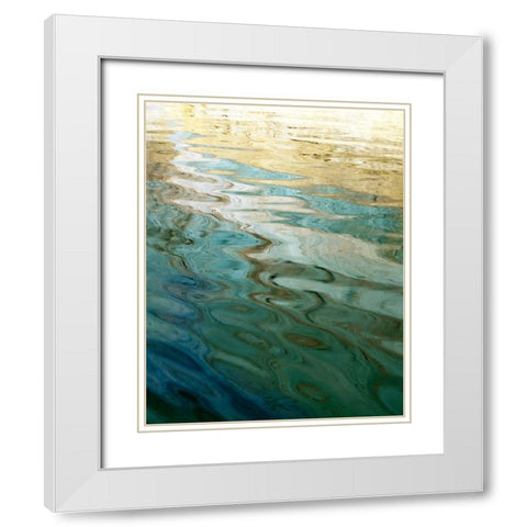 Ethereal Lake White Modern Wood Framed Art Print with Double Matting by Delimont, Danita