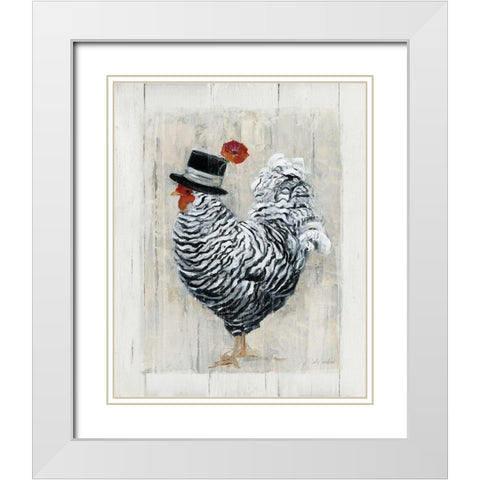 Sunday Best White Modern Wood Framed Art Print with Double Matting by Swatland, Sally
