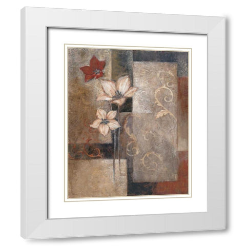 Modern Magic I White Modern Wood Framed Art Print with Double Matting by Abrahams, Rosie