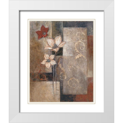 Modern Magic I White Modern Wood Framed Art Print with Double Matting by Abrahams, Rosie