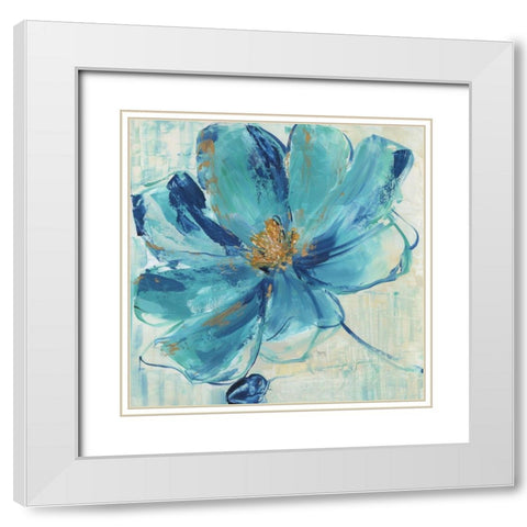 Taking In The White Modern Wood Framed Art Print with Double Matting by Swatland, Sally