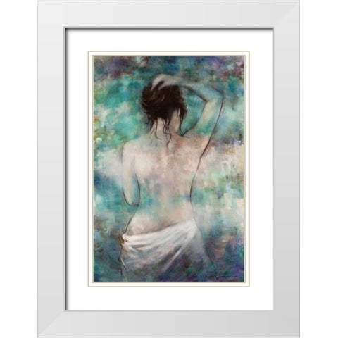 Morning Repose White Modern Wood Framed Art Print with Double Matting by Orme, E. Anthony