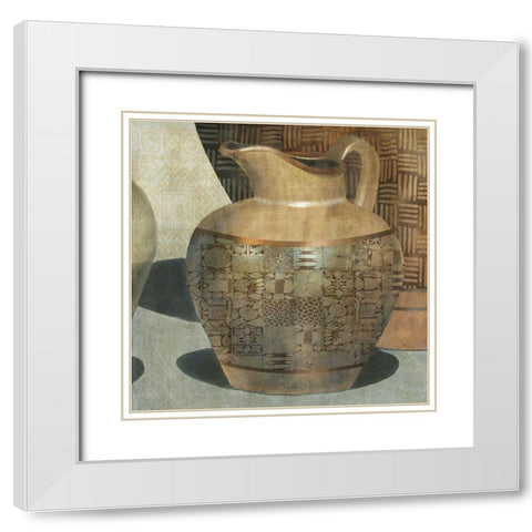 African Water White Modern Wood Framed Art Print with Double Matting by Robinson, Carol