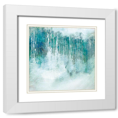 Ethereal Forest White Modern Wood Framed Art Print with Double Matting by Robinson, Carol