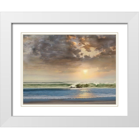 Through The White Modern Wood Framed Art Print with Double Matting by Calascibetta, Mike