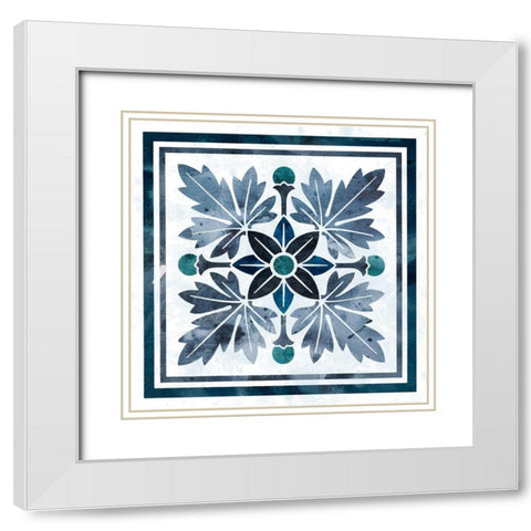 Nature Wash I White Modern Wood Framed Art Print with Double Matting by Robinson, Carol