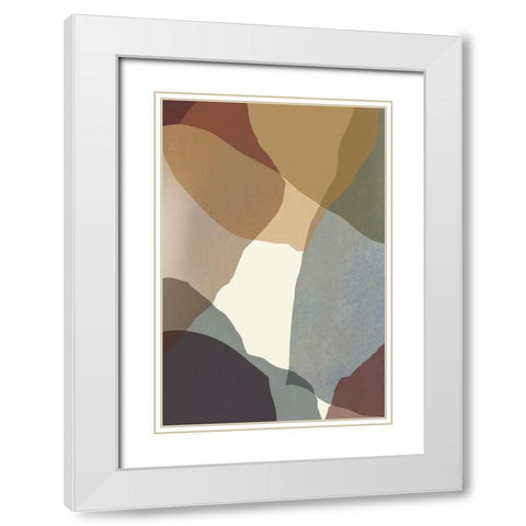 Sedona White Modern Wood Framed Art Print with Double Matting by Donovan, Kelly