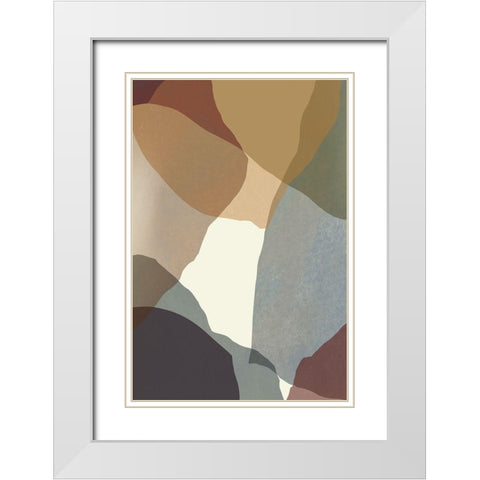 Sedona White Modern Wood Framed Art Print with Double Matting by Donovan, Kelly